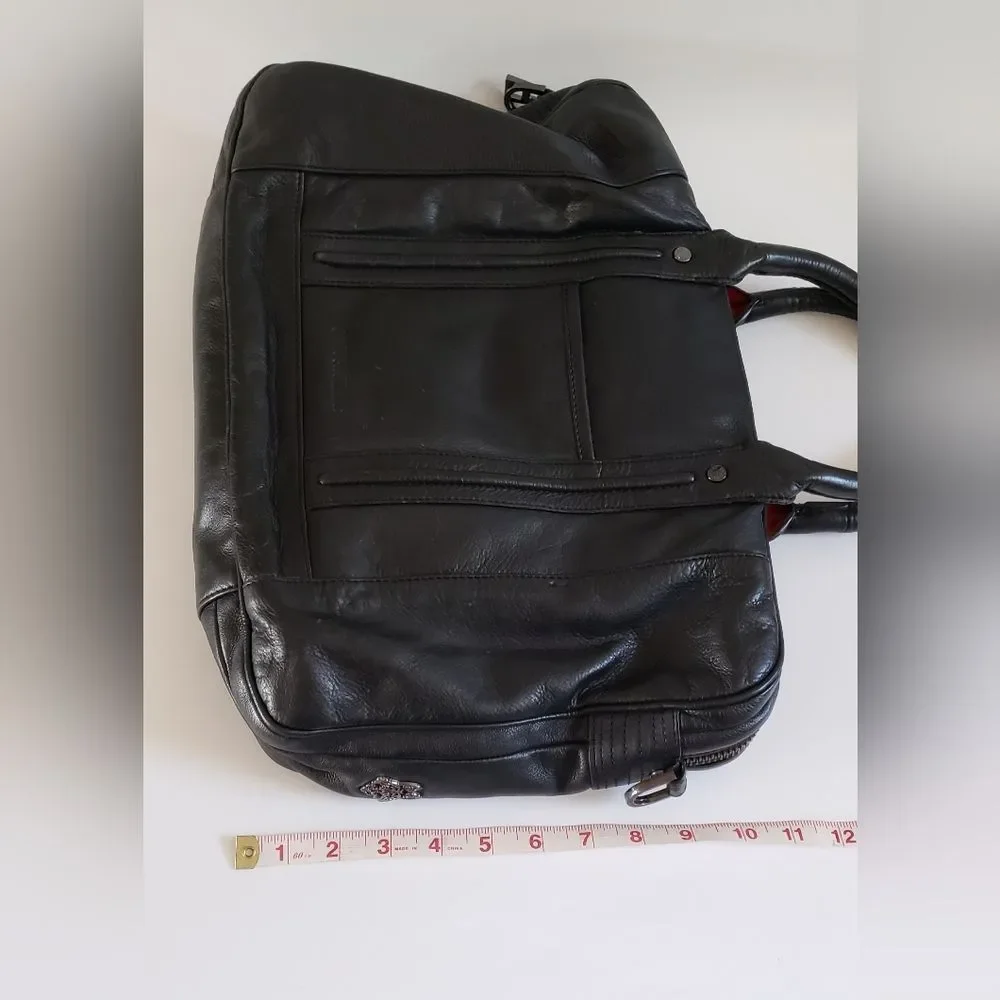 Zadig & Voltaire Lucien Noir Leather Bag